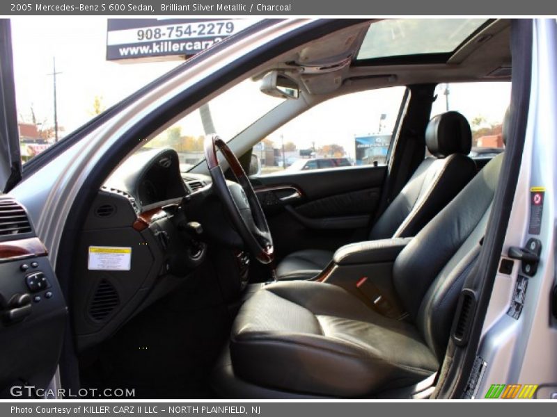 Brilliant Silver Metallic / Charcoal 2005 Mercedes-Benz S 600 Sedan