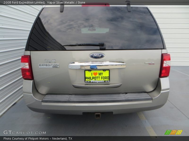 Vapor Silver Metallic / Stone 2008 Ford Expedition Limited