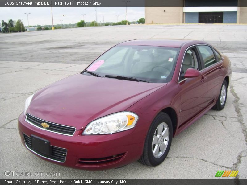 Red Jewel Tintcoat / Gray 2009 Chevrolet Impala LT