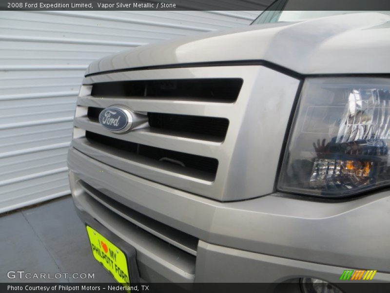 Vapor Silver Metallic / Stone 2008 Ford Expedition Limited