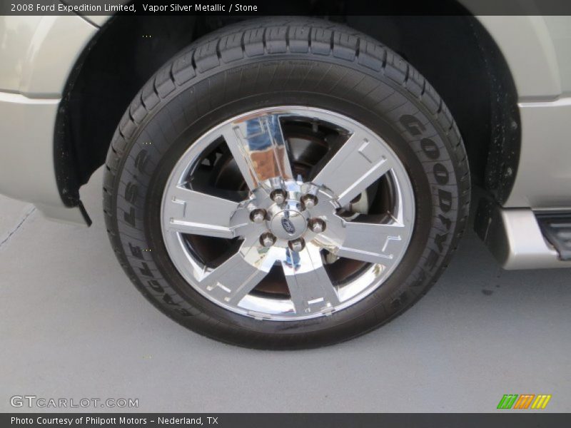 Vapor Silver Metallic / Stone 2008 Ford Expedition Limited