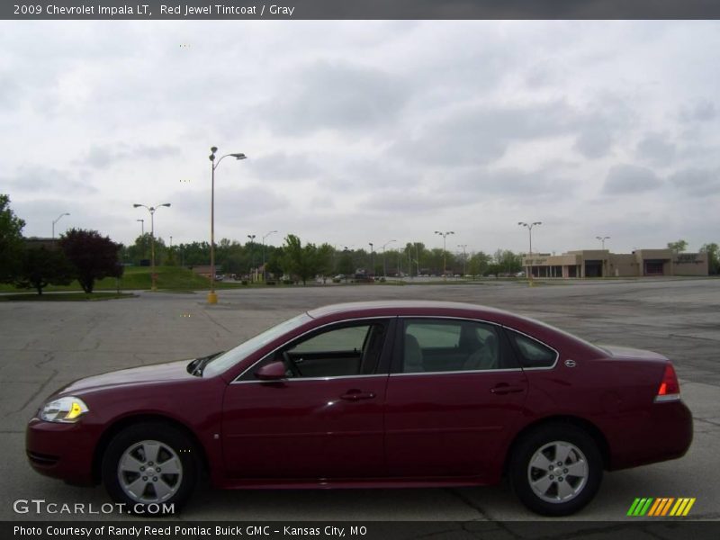 Red Jewel Tintcoat / Gray 2009 Chevrolet Impala LT