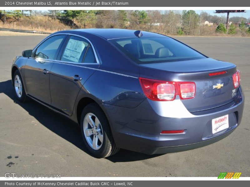 Atlantis Blue Metallic / Jet Black/Titanium 2014 Chevrolet Malibu LS