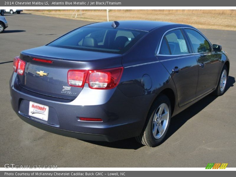 Atlantis Blue Metallic / Jet Black/Titanium 2014 Chevrolet Malibu LS