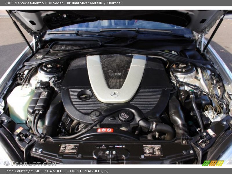 Brilliant Silver Metallic / Charcoal 2005 Mercedes-Benz S 600 Sedan