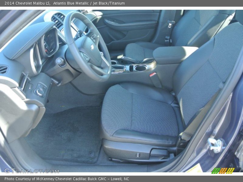 Atlantis Blue Metallic / Jet Black/Titanium 2014 Chevrolet Malibu LS