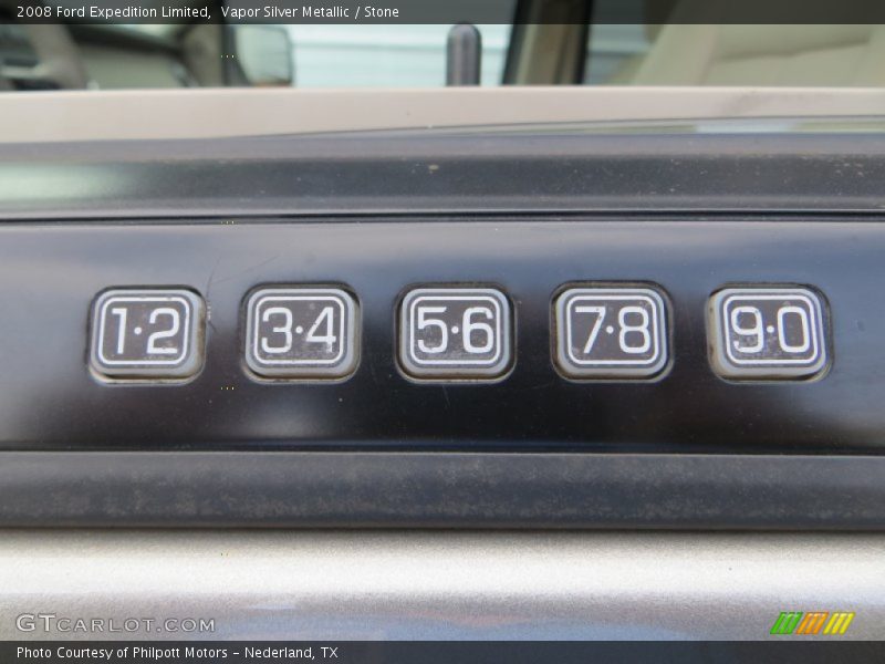 Vapor Silver Metallic / Stone 2008 Ford Expedition Limited