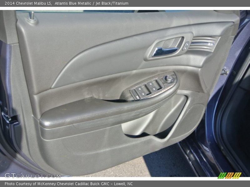 Atlantis Blue Metallic / Jet Black/Titanium 2014 Chevrolet Malibu LS