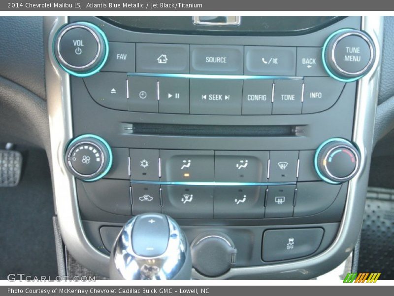 Atlantis Blue Metallic / Jet Black/Titanium 2014 Chevrolet Malibu LS