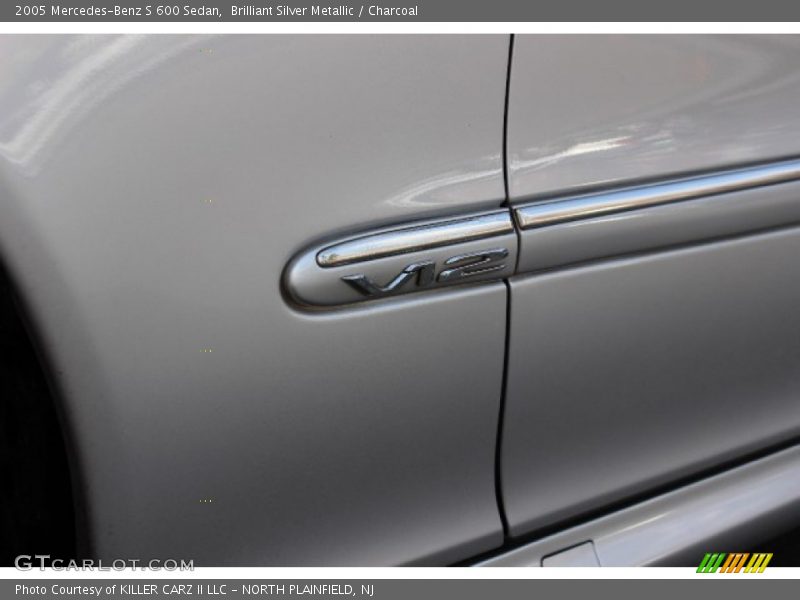 Brilliant Silver Metallic / Charcoal 2005 Mercedes-Benz S 600 Sedan