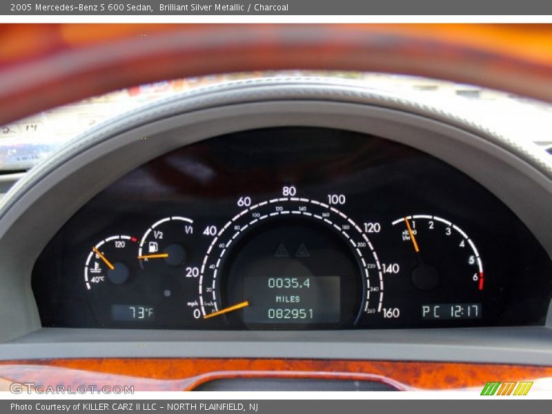  2005 S 600 Sedan 600 Sedan Gauges