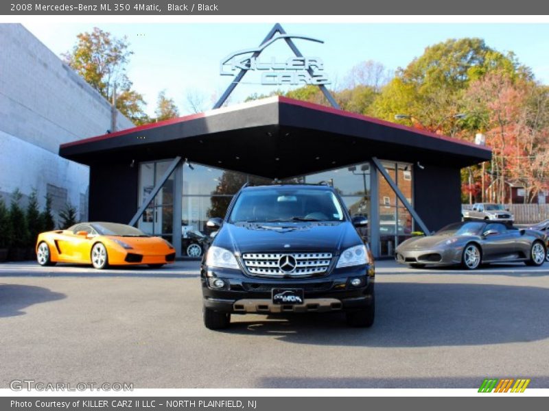 Black / Black 2008 Mercedes-Benz ML 350 4Matic