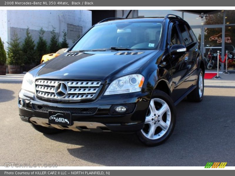 Black / Black 2008 Mercedes-Benz ML 350 4Matic