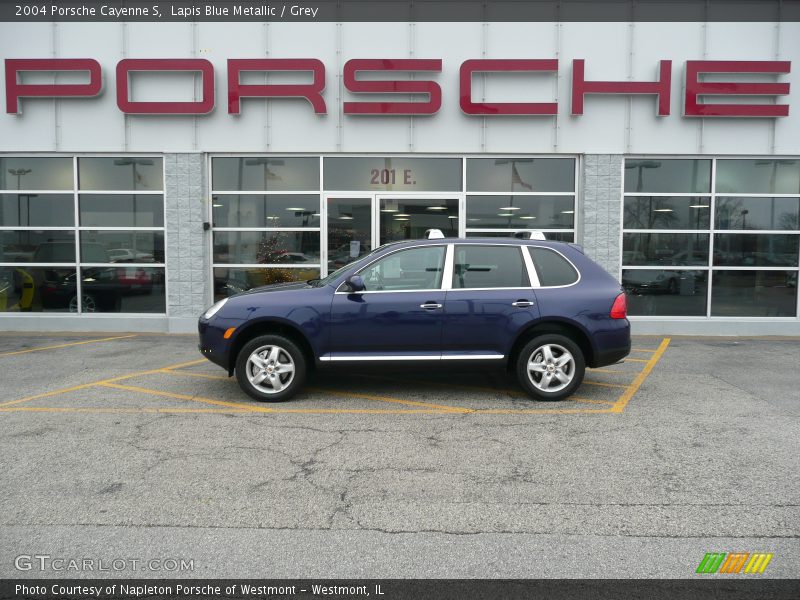 Lapis Blue Metallic / Grey 2004 Porsche Cayenne S