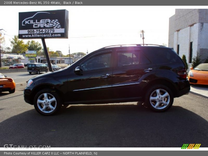 Black / Black 2008 Mercedes-Benz ML 350 4Matic