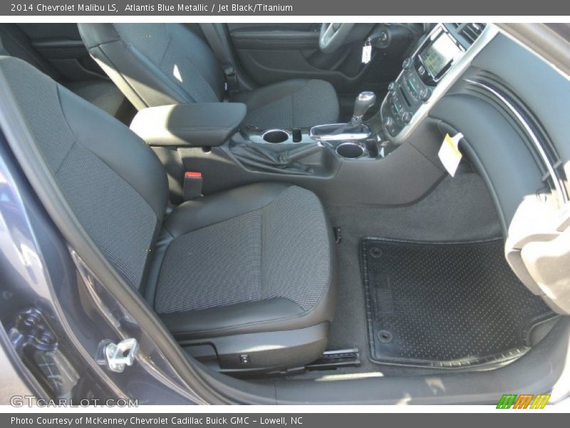 Atlantis Blue Metallic / Jet Black/Titanium 2014 Chevrolet Malibu LS