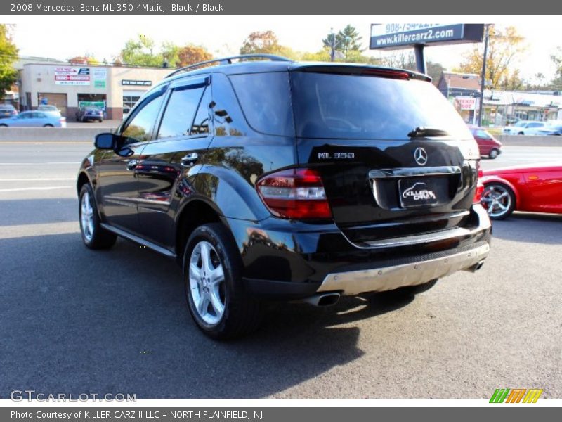 Black / Black 2008 Mercedes-Benz ML 350 4Matic
