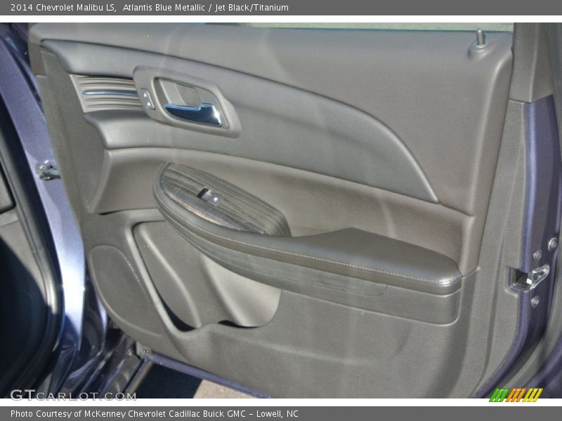 Atlantis Blue Metallic / Jet Black/Titanium 2014 Chevrolet Malibu LS