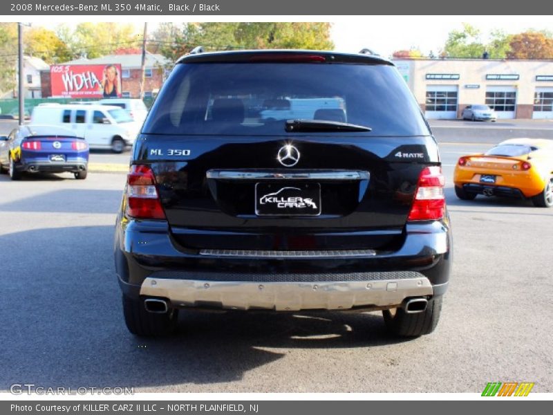 Black / Black 2008 Mercedes-Benz ML 350 4Matic