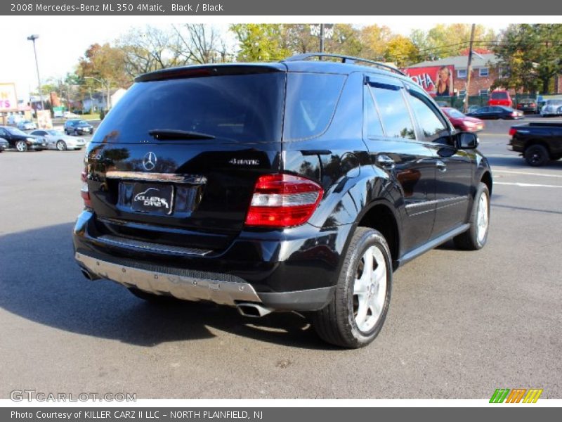 Black / Black 2008 Mercedes-Benz ML 350 4Matic