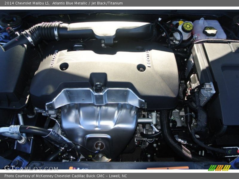 Atlantis Blue Metallic / Jet Black/Titanium 2014 Chevrolet Malibu LS