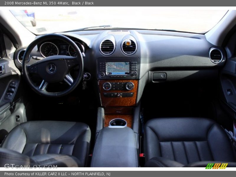 Black / Black 2008 Mercedes-Benz ML 350 4Matic