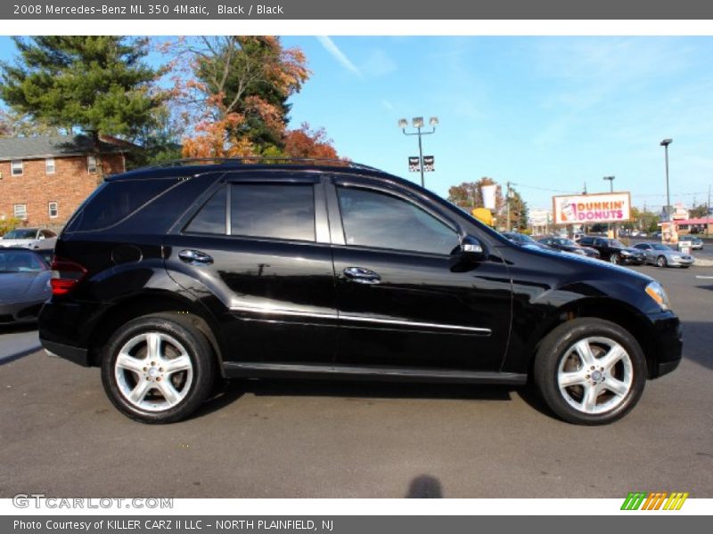 Black / Black 2008 Mercedes-Benz ML 350 4Matic