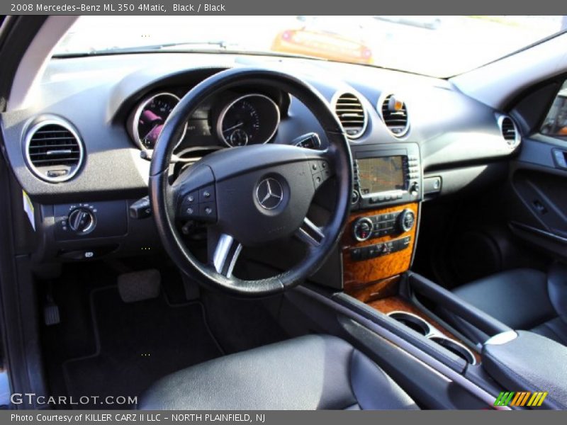 Black / Black 2008 Mercedes-Benz ML 350 4Matic