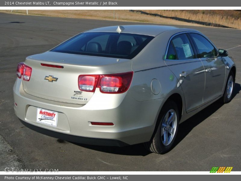 Champagne Silver Metallic / Jet Black 2014 Chevrolet Malibu LT