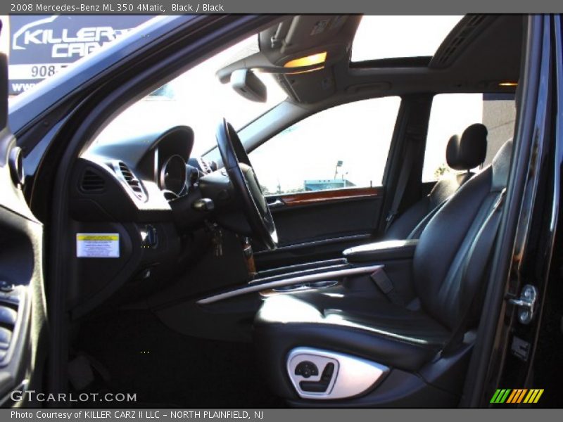 Black / Black 2008 Mercedes-Benz ML 350 4Matic