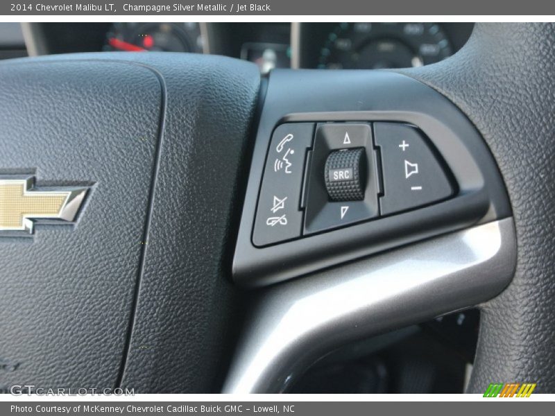 Champagne Silver Metallic / Jet Black 2014 Chevrolet Malibu LT