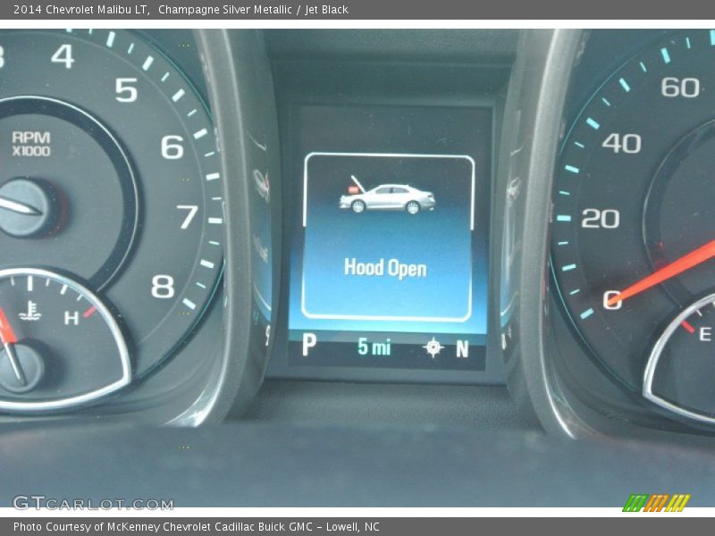 Champagne Silver Metallic / Jet Black 2014 Chevrolet Malibu LT