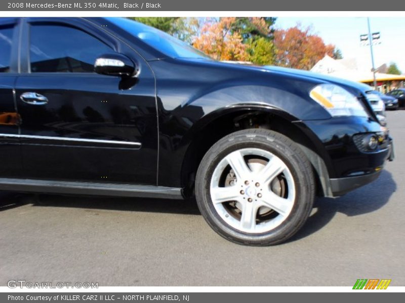 Black / Black 2008 Mercedes-Benz ML 350 4Matic