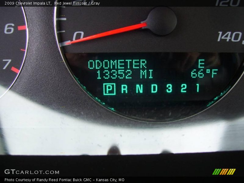 Red Jewel Tintcoat / Gray 2009 Chevrolet Impala LT