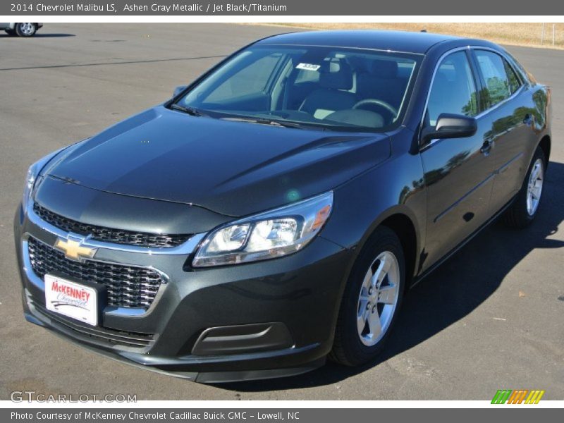 Ashen Gray Metallic / Jet Black/Titanium 2014 Chevrolet Malibu LS