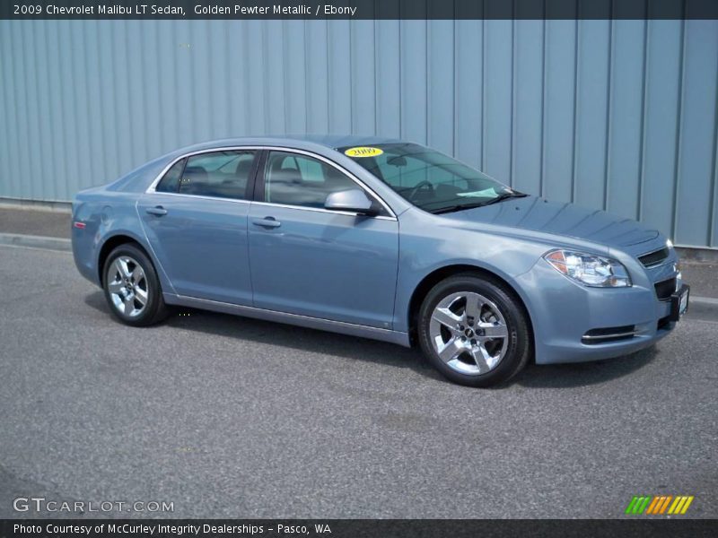 Golden Pewter Metallic / Ebony 2009 Chevrolet Malibu LT Sedan