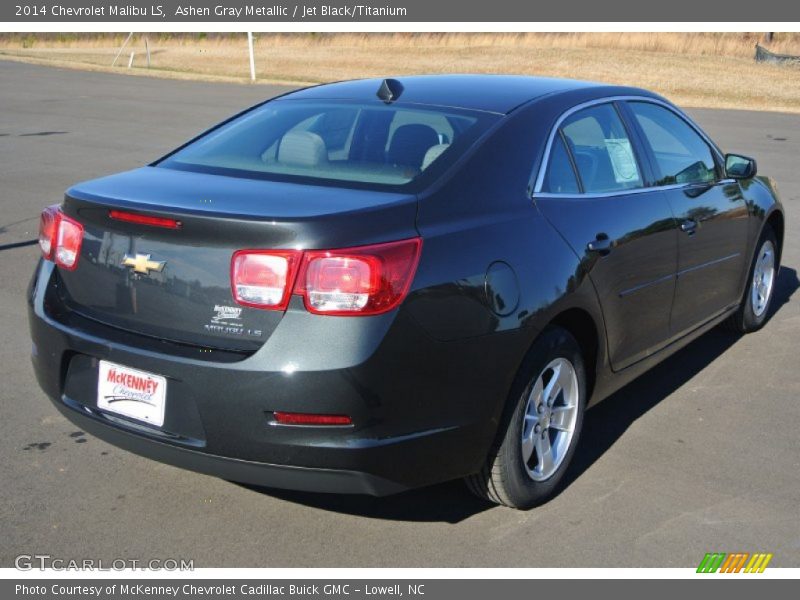 Ashen Gray Metallic / Jet Black/Titanium 2014 Chevrolet Malibu LS