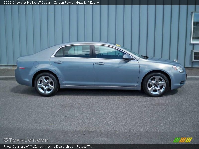 Golden Pewter Metallic / Ebony 2009 Chevrolet Malibu LT Sedan