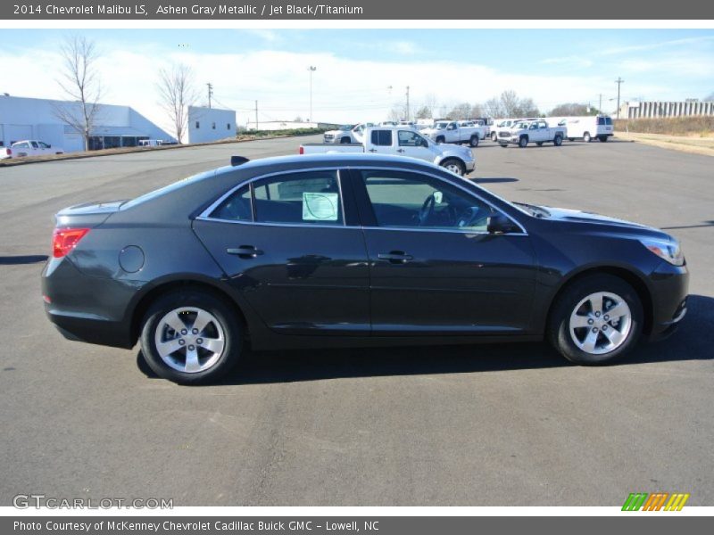 Ashen Gray Metallic / Jet Black/Titanium 2014 Chevrolet Malibu LS