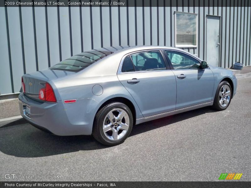 Golden Pewter Metallic / Ebony 2009 Chevrolet Malibu LT Sedan