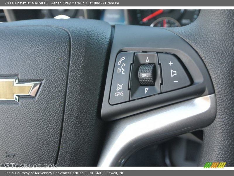 Ashen Gray Metallic / Jet Black/Titanium 2014 Chevrolet Malibu LS