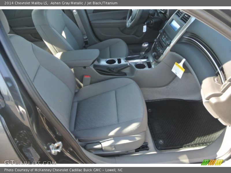 Ashen Gray Metallic / Jet Black/Titanium 2014 Chevrolet Malibu LS