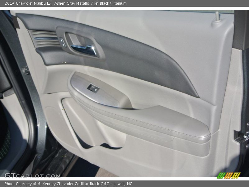 Ashen Gray Metallic / Jet Black/Titanium 2014 Chevrolet Malibu LS