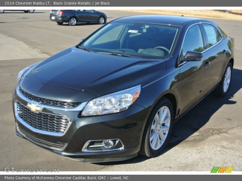 Black Granite Metallic / Jet Black 2014 Chevrolet Malibu LT