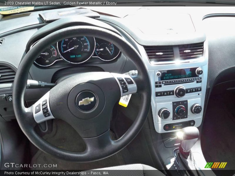 Golden Pewter Metallic / Ebony 2009 Chevrolet Malibu LT Sedan