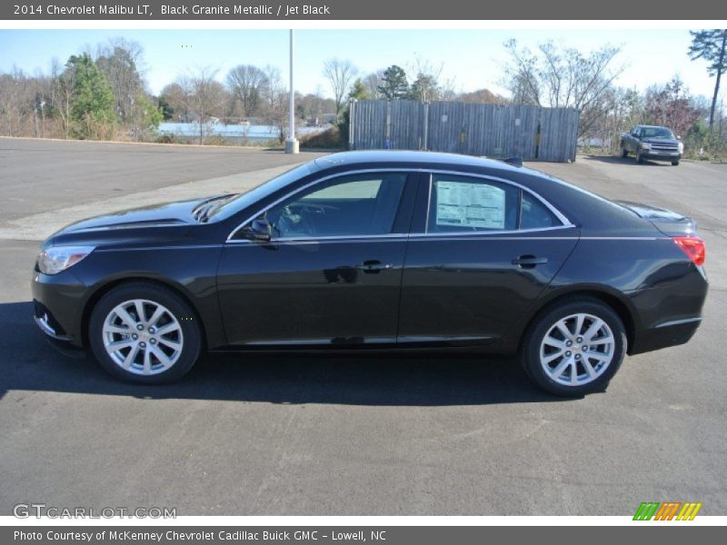 Black Granite Metallic / Jet Black 2014 Chevrolet Malibu LT