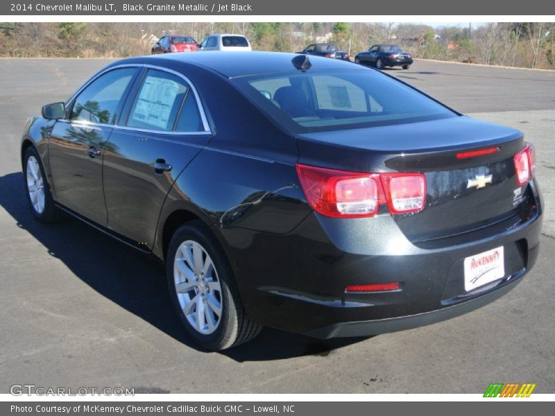Black Granite Metallic / Jet Black 2014 Chevrolet Malibu LT