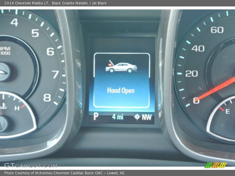 Black Granite Metallic / Jet Black 2014 Chevrolet Malibu LT