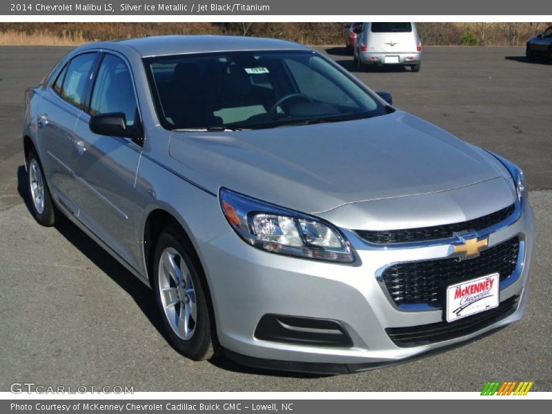 Silver Ice Metallic / Jet Black/Titanium 2014 Chevrolet Malibu LS