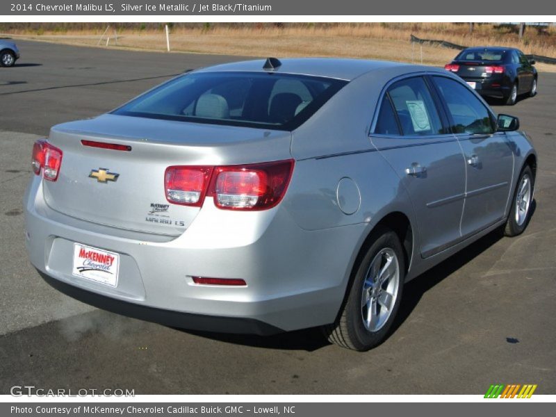 Silver Ice Metallic / Jet Black/Titanium 2014 Chevrolet Malibu LS